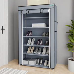 FLIPZON Premium 6-Tier Shoe Rack – Space-Saving, Durable & Stylish Storage Solution Souq Al Riyad