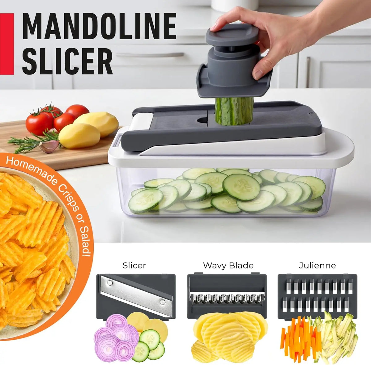 Mueller Pro-Series 10-in-1 Vegetable Chopper Aura Arabia