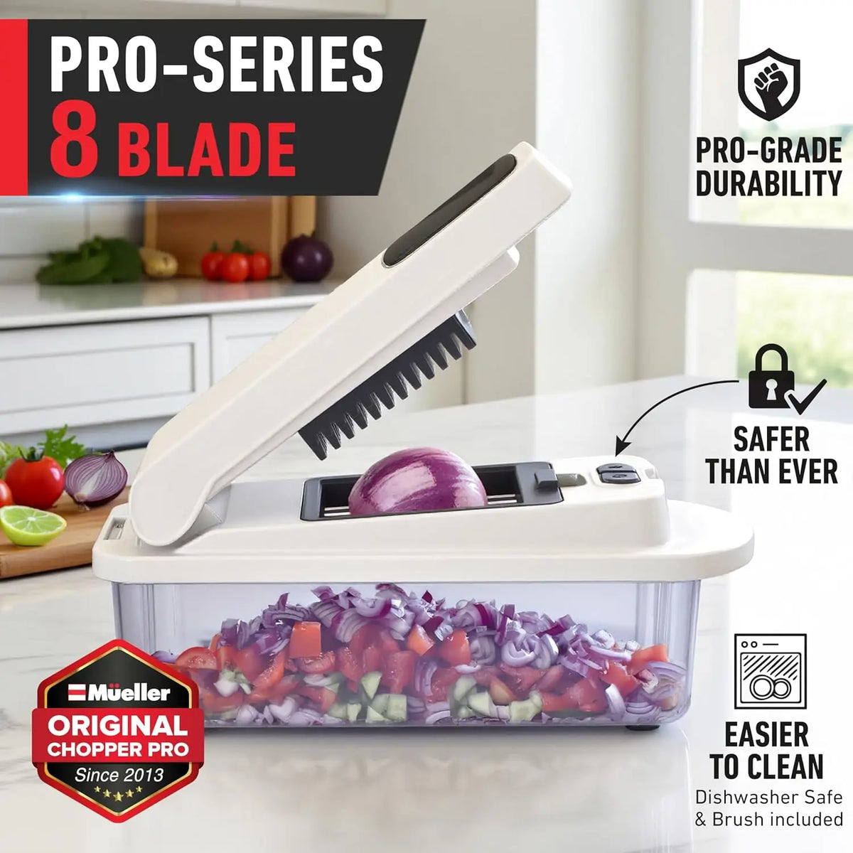 Mueller Pro-Series 10-in-1 Vegetable Chopper Aura Arabia