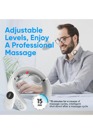 Smart Neck Massager with Heat – Cordless, Lightweight & Adjustable Souq Al Riyad