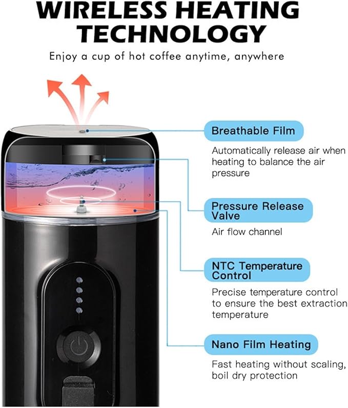 Portable Electric Espresso Coffee Maker © Ⓢ Zambeel - Good Lane