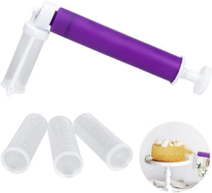 Cake Decorating Pump Set – Ergonomic Piping Tool with Multi-Style Nozzles Souq Al Riyad