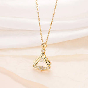 Rhinestone Decor Pendant Necklace Zambeel