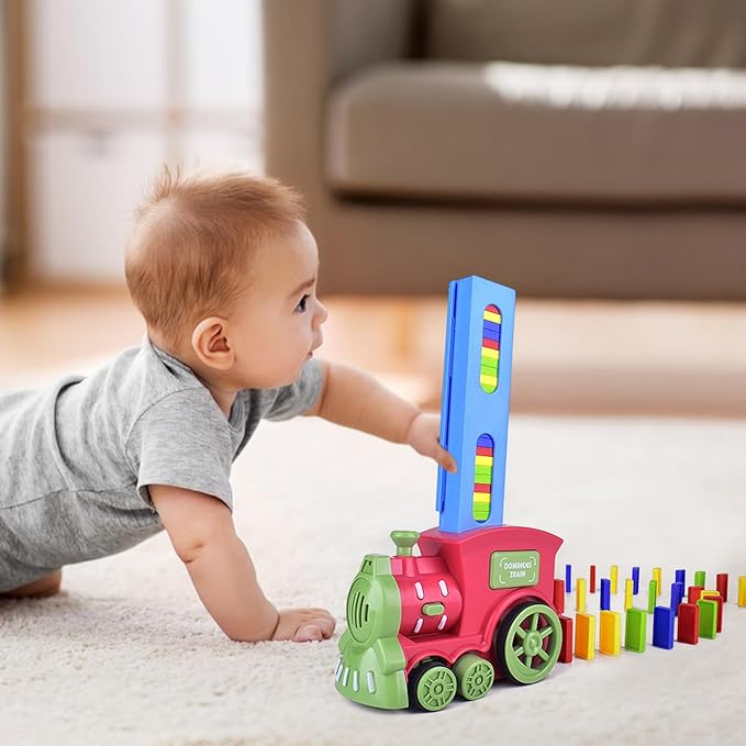 Ruida Toys - Automatic Domino Train Set Ⓢ Zambeel - Toy Garden