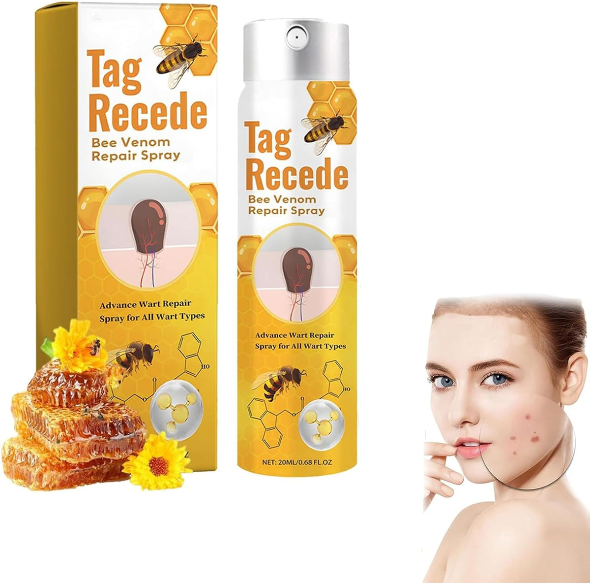 Tag Recede - Bee Venom Repair Spray Zambeel - Harmalap Trading