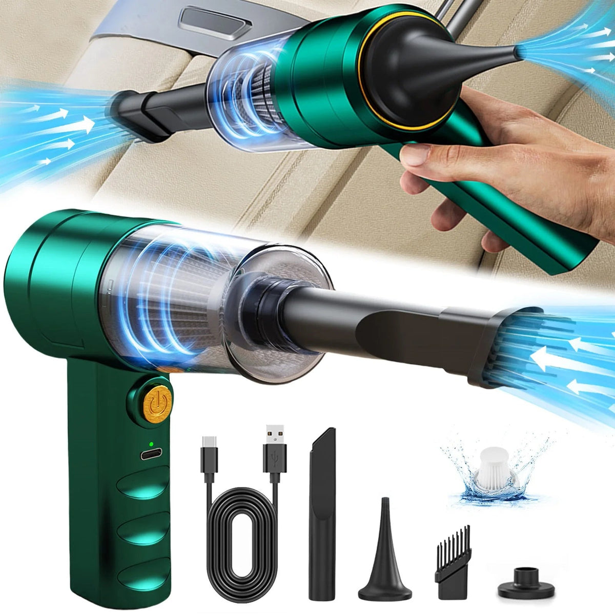 Handheld Wireless Vacuum Cleaner And Air Blower Air Pump 3in1 Dust Blower Souq Al Riyad
