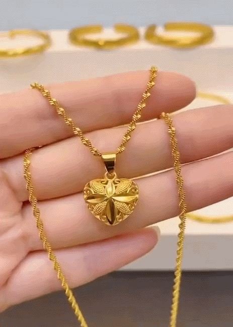 Heart Shaped Memorial Necklace Zambeel