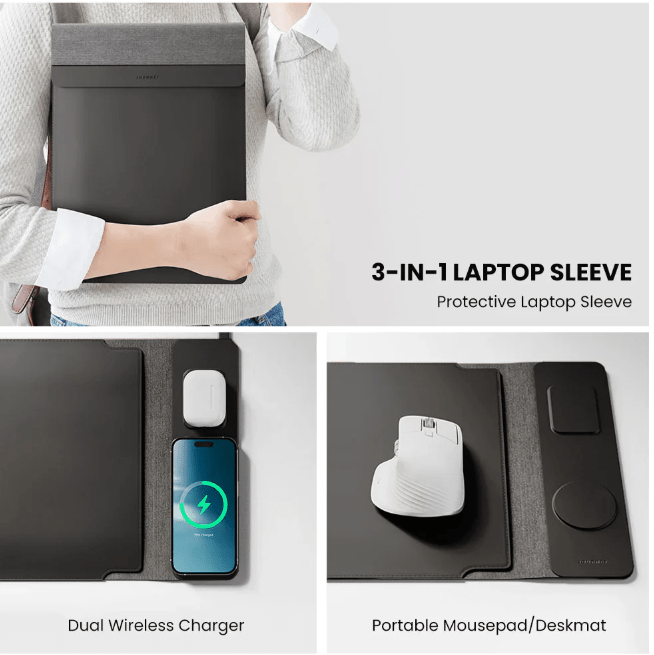 4 in 1 Wiresless Charging Laptop Sleeve Zambeel