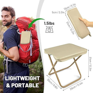 Top quality portable Folding Stool Folding Pocket Small Chair for Camping Dailynexaa