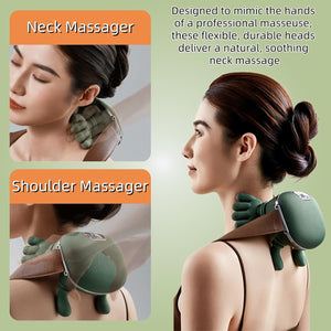 Hand-Grip Deep Tissue Neck Massager – Relieves Pain, Muscle Stiffness & Fatigue Dailynexaa