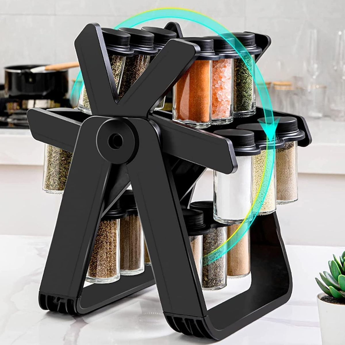 Ferris Wheel Spice Rack Set Souq Al Riyad