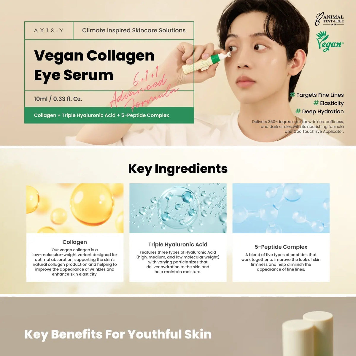 Vegan Collagen Eye Serum – Target Wrinkles, Puffiness &amp; Dark Circles Souq Al Riyad
