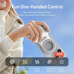Fun Shot Magnetic Phone Camera DSLR Style Shutter Grip for Smart Phones & Android Dailynexaa