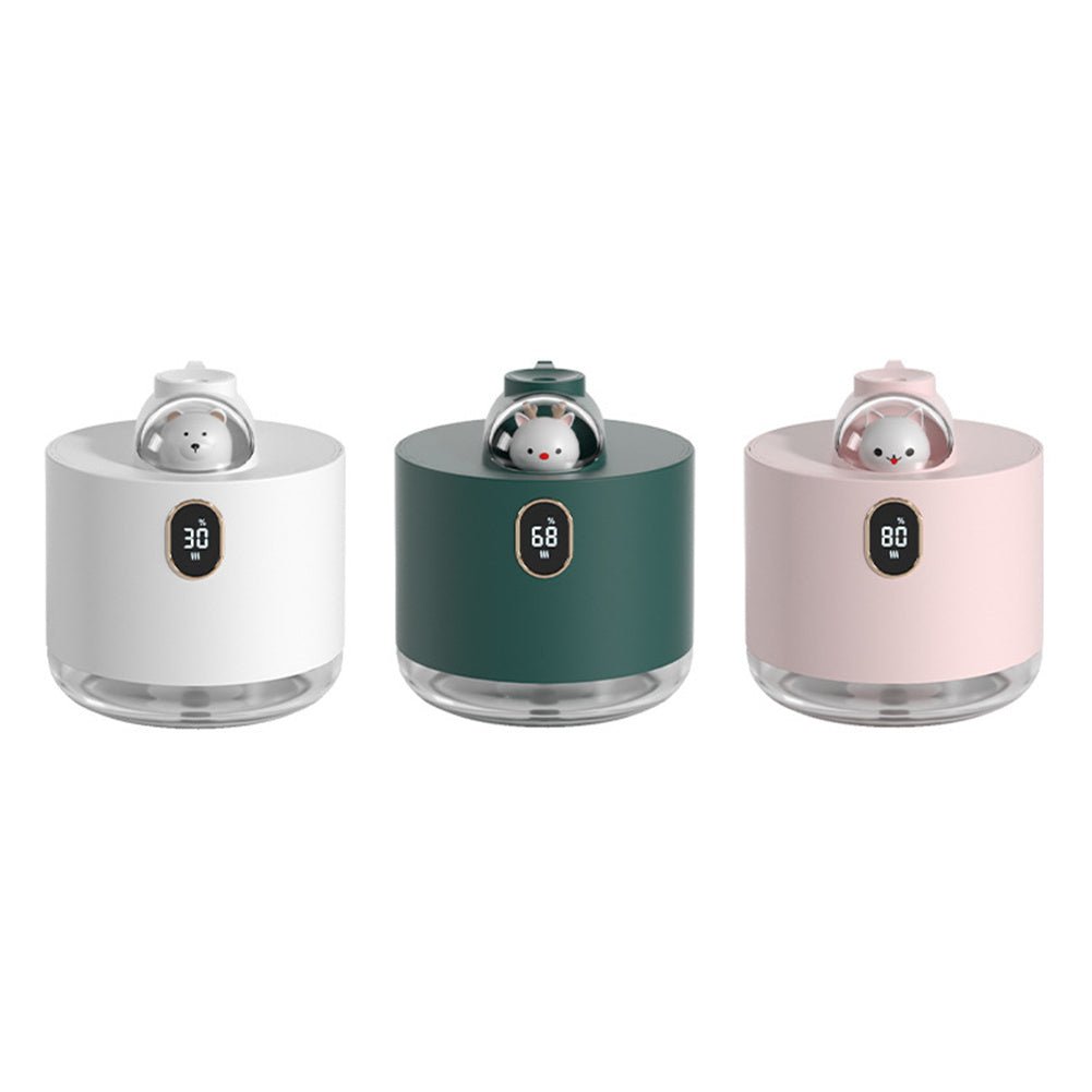 Cute Bear Wireless Air Humidifier USB Aromatherapy Diffuser With LED Lamp 500ML Portable Ultrasonic Mist Maker Water Car Fogger Zambeel China