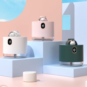 Cute Bear Wireless Air Humidifier USB Aromatherapy Diffuser With LED Lamp 500ML Portable Ultrasonic Mist Maker Water Car Fogger Zambeel China