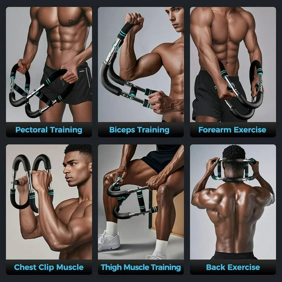 Twister Arm Trainer,Adjustable Chest Workout Equipment,Twister Arm Exerciser for Men,Grip Strength Trainer,Portable Fitness Equipment for Home Dailynexaa