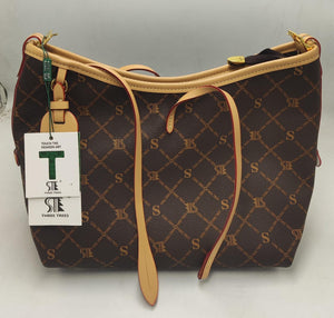 Designer-Inspired Monogram Tote Zambeel - Mai shang