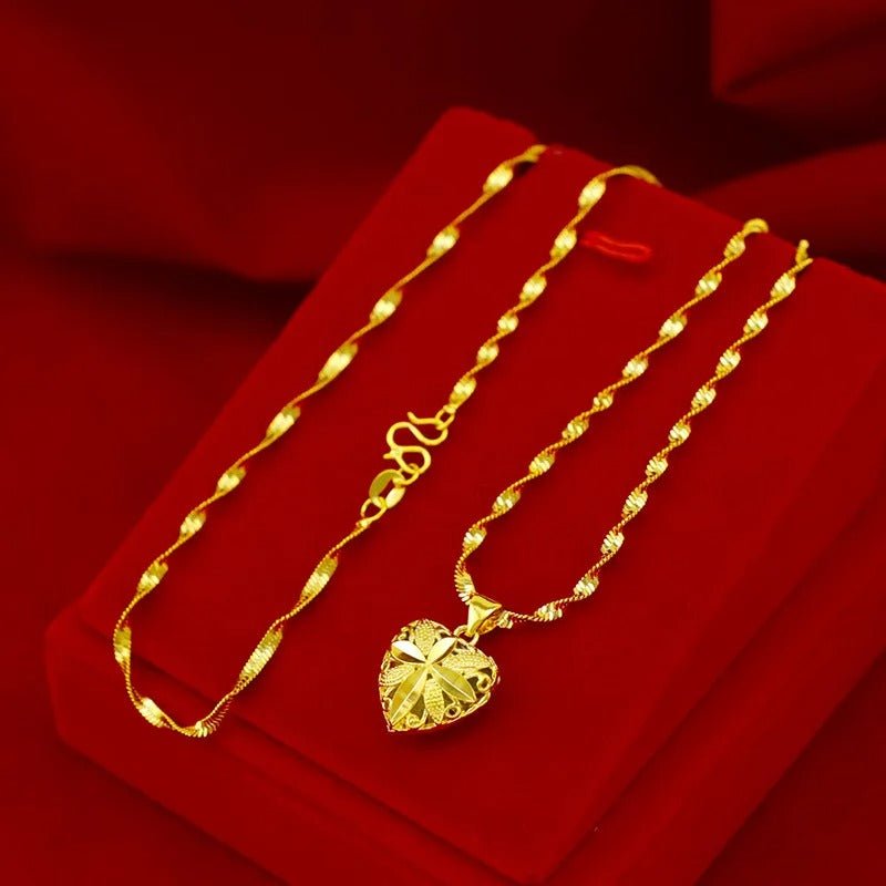 Heart Shaped Memorial Necklace Zambeel