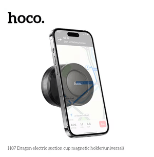 Hoco H87 Dragon – Electric Suction-Cup Magnetic Phone Holder (Universal) Souq Al Riyad