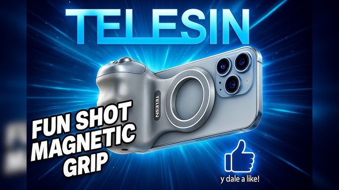 Fun Shot Magnetic Phone Camera DSLR Style Shutter Grip for Smart Phones & Android Dailynexaa