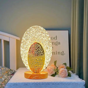 Oval Crystal LED Table Lamp Zambeel
