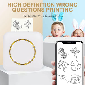 Portable Mini Printer – BT Instant Printing Souq Al Riyad
