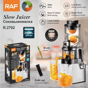 RAF - Slow Juicer Machine © Ⓢ Zambeel - Nano Electric