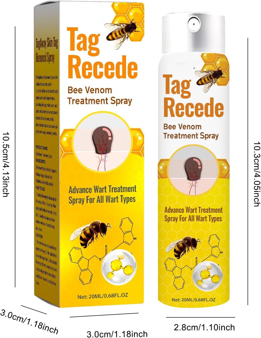 Tag Recede - Bee Venom Repair Spray Zambeel - Harmalap Trading