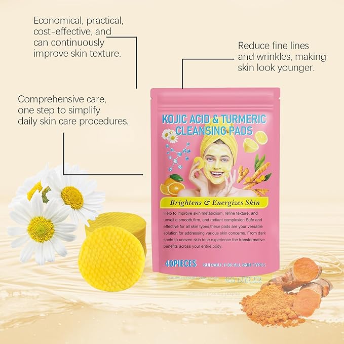 Turmeric Acid Cleaning Pads Zambeel